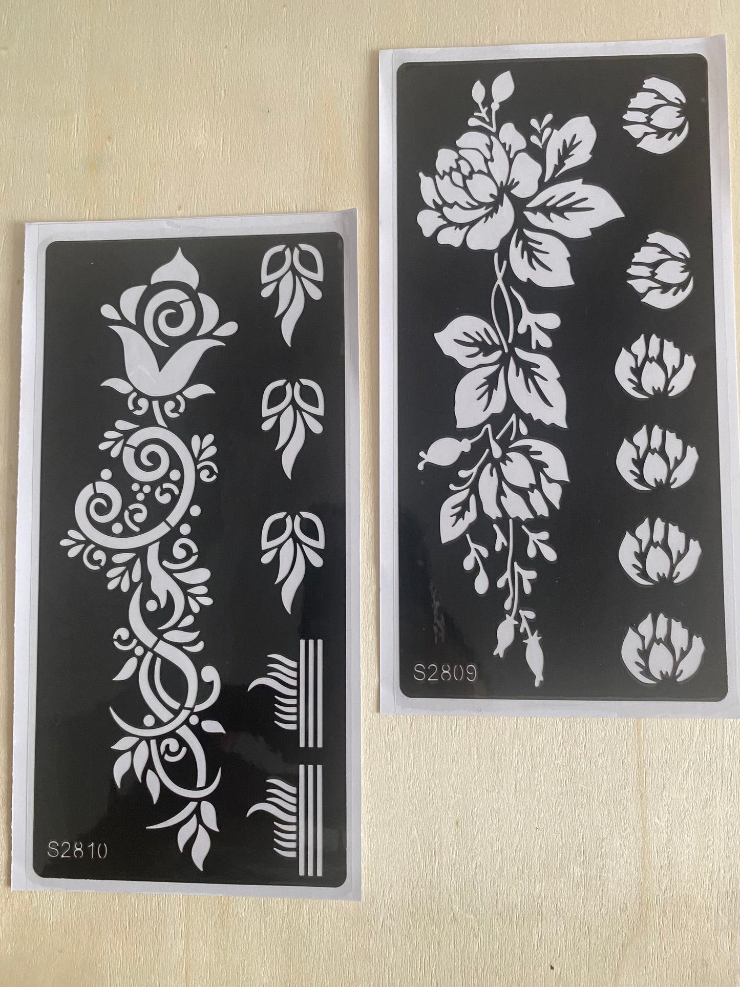 Henna stencils/ Mehndi templates easy to use
