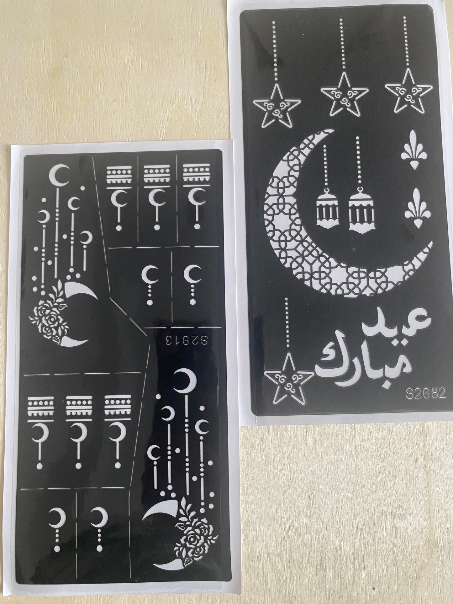 Henna stencils/ Mehndi templates easy to use