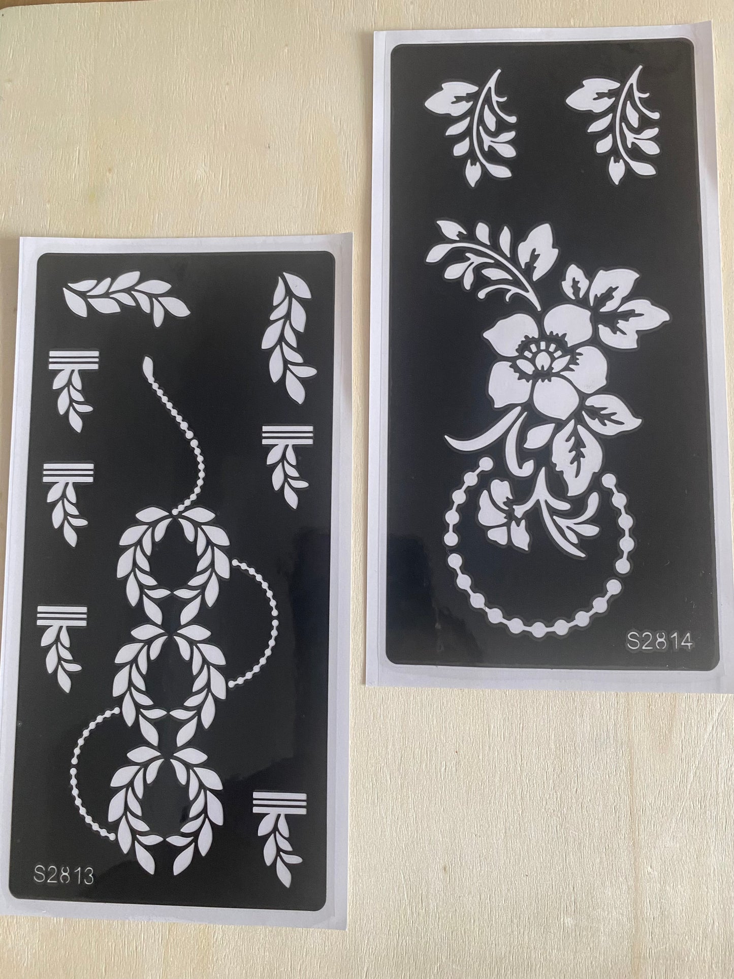 Henna stencils/ Mehndi templates easy to use