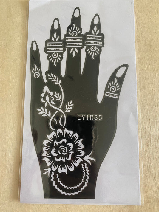 Henna stencils/ Mehndi templates easy to use
