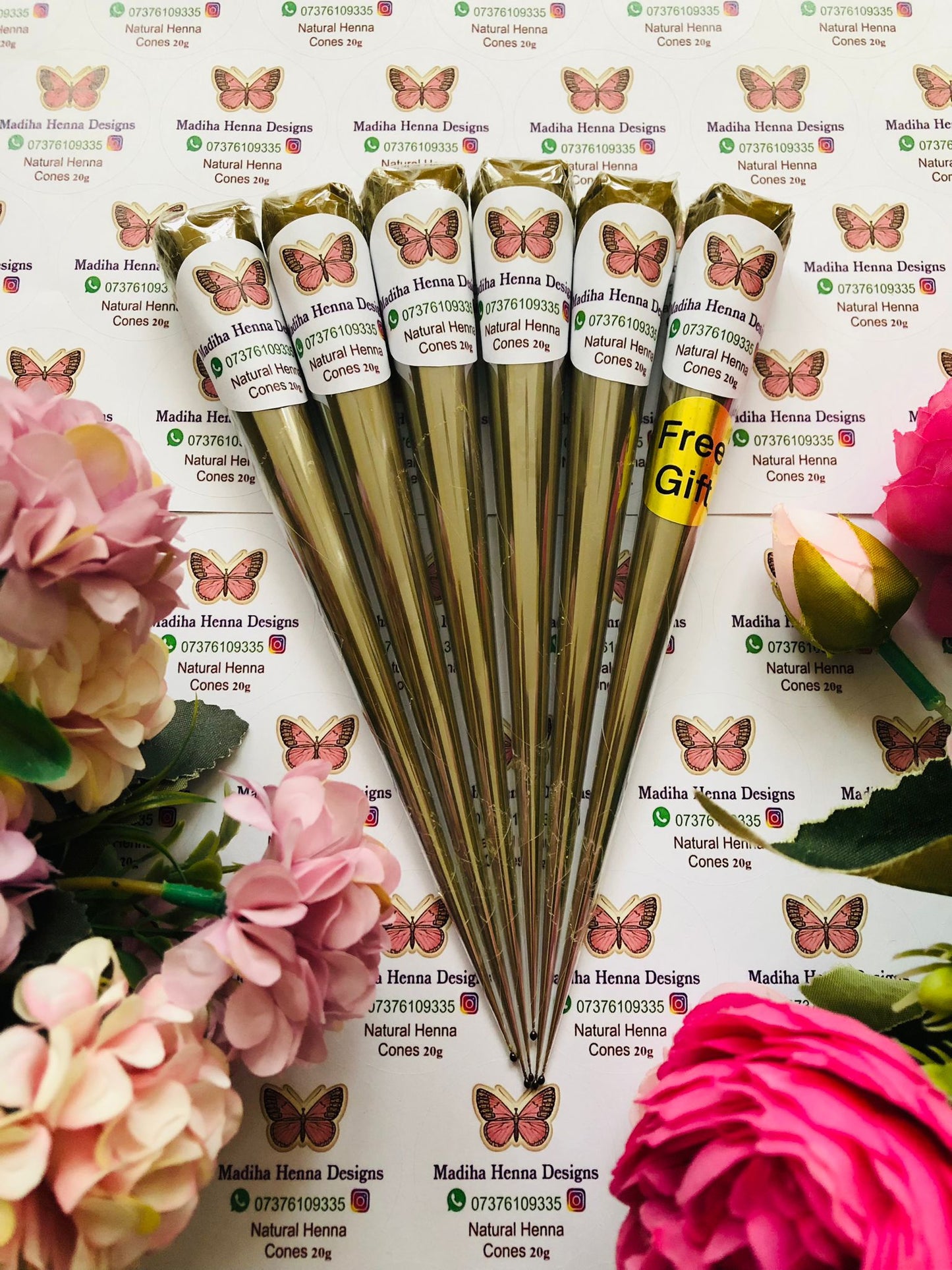 10+2 FREE Midi Natural cones (15/16g)