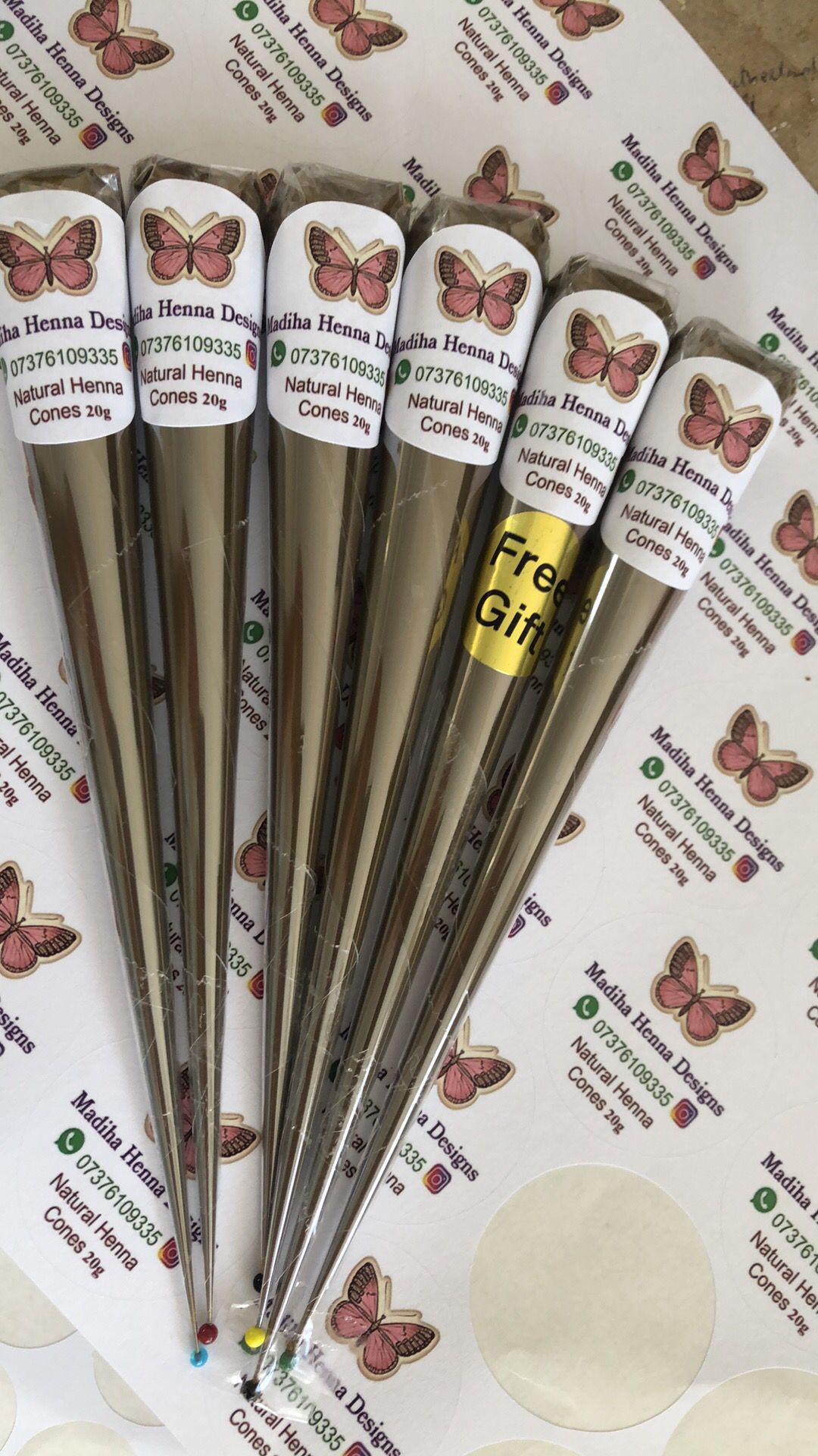 10+2 FREE Midi Natural cones (15/16g)